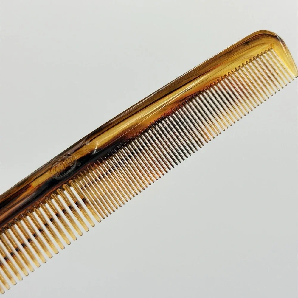 Vintage Brown Tortoise‎ Shell Goody Comb Lot 2 Set Vanitycore 1990s Hair